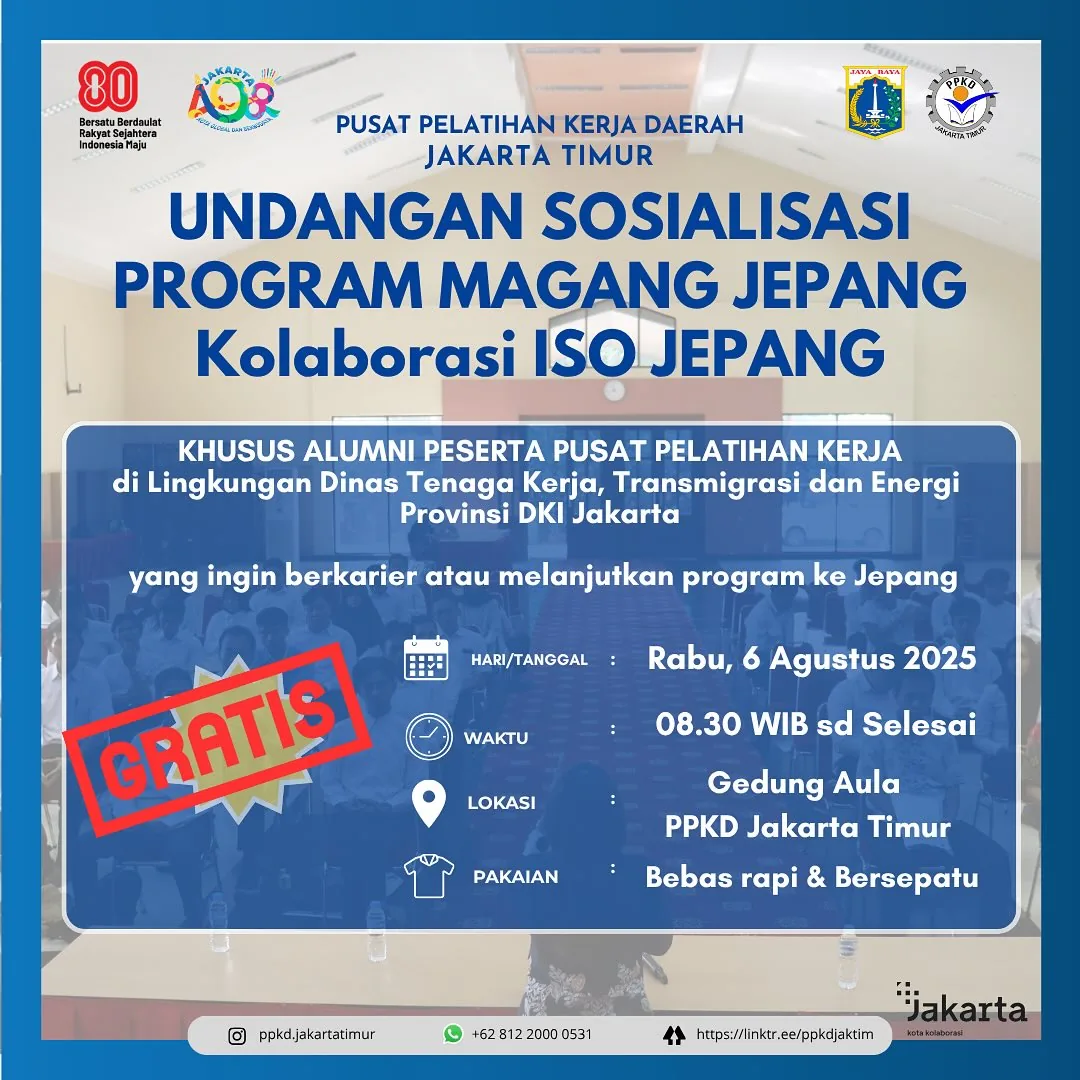 UNDANGAN SOSIALISASI PROGRAM MAGANG JEPANG – PPKD KABUPATEN BELU